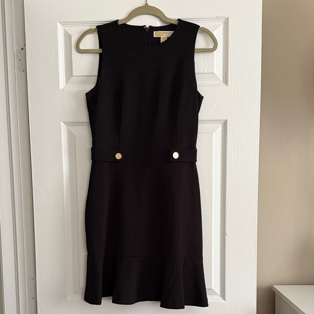 Michael Kora Elegant Black Sleeveless Dress